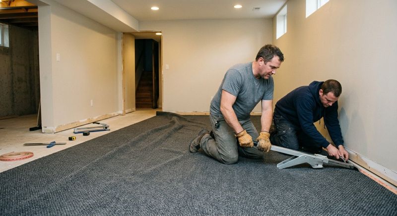 Basement Carpet Stretching in Denver County, CO