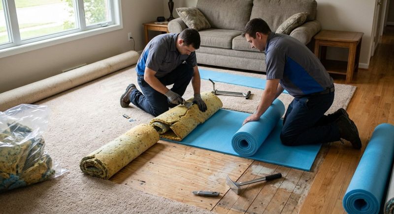 Carpet Underlay Replacement in Alpharetta, GA